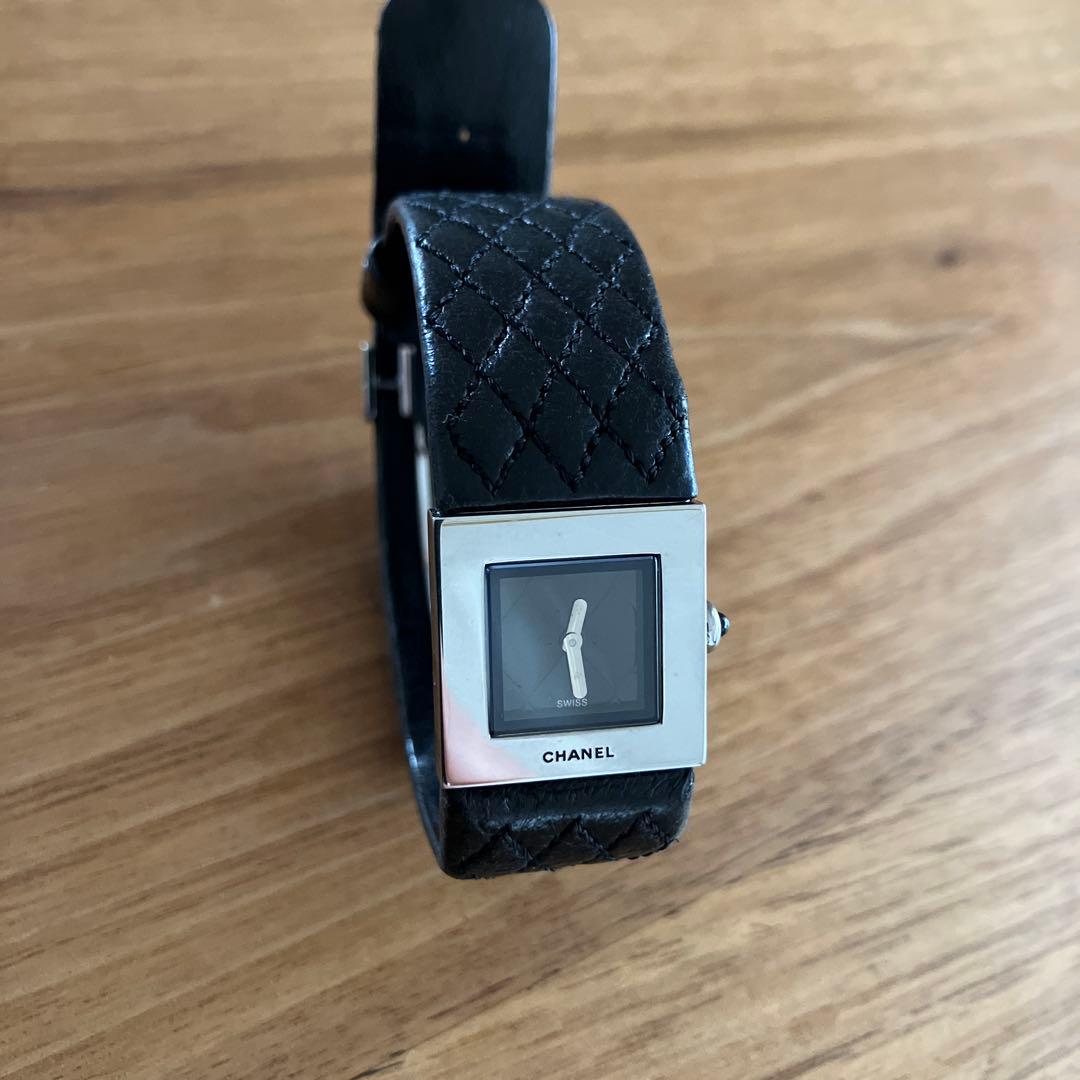 保証付きCHANELマトラッセレディース腕時計