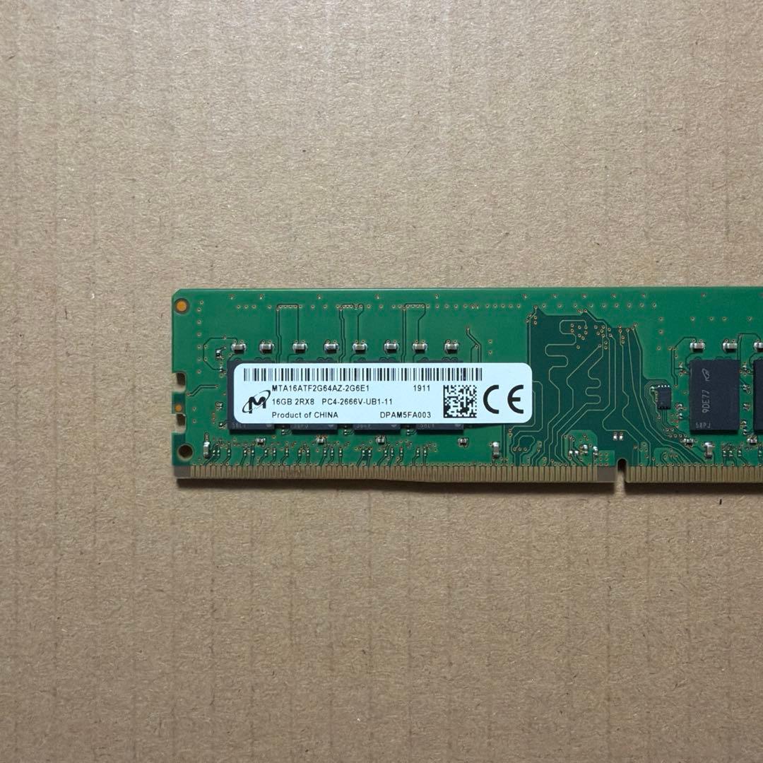 [25] デスクトップ PC メモリ16GB DDR4 2666