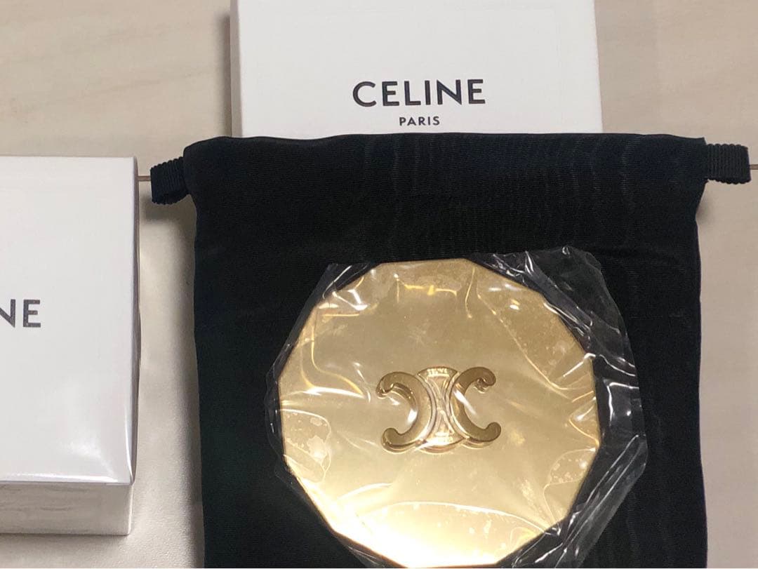 セリーヌ CELINE キャンドル トリオンフ リッド / スチール