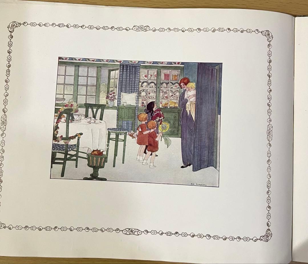 No434 レア 超希少 アンティーク 古書 洋書 絵本 児童書 オランダ 童謡