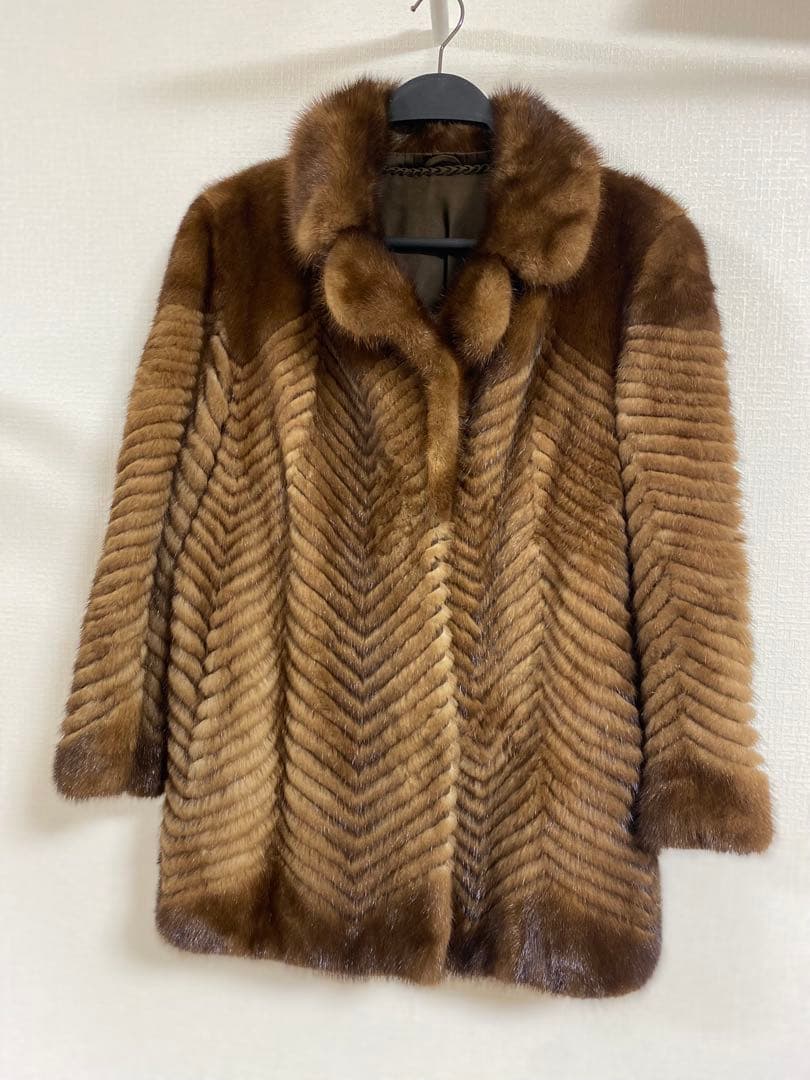 ミンクブラウンファーコート