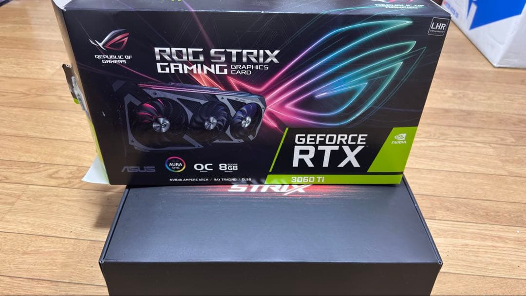 グラフィックボード・グラボ・ビデオカード ASUS ROG STRIX GeForce RTX 3060 Ti OC