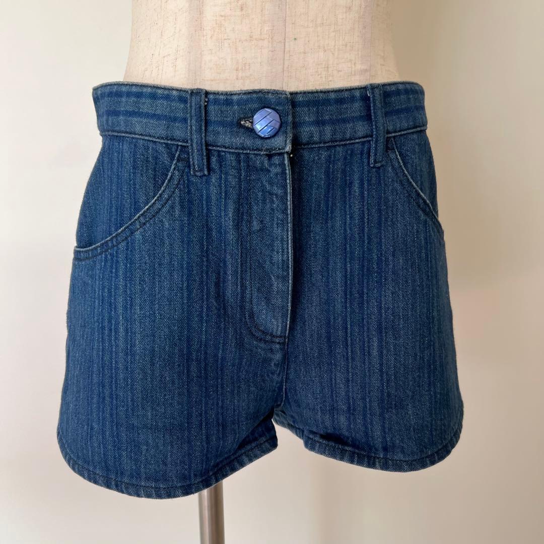 お値下げ‼️シャネル.CHANEL.ショートデニム