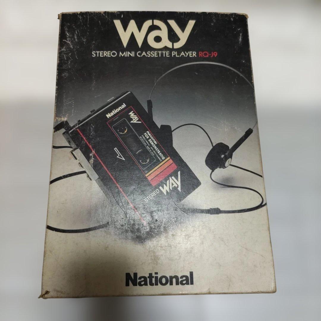 National WAY ステレオミニカセットプレーヤー 店頭品 未使用
