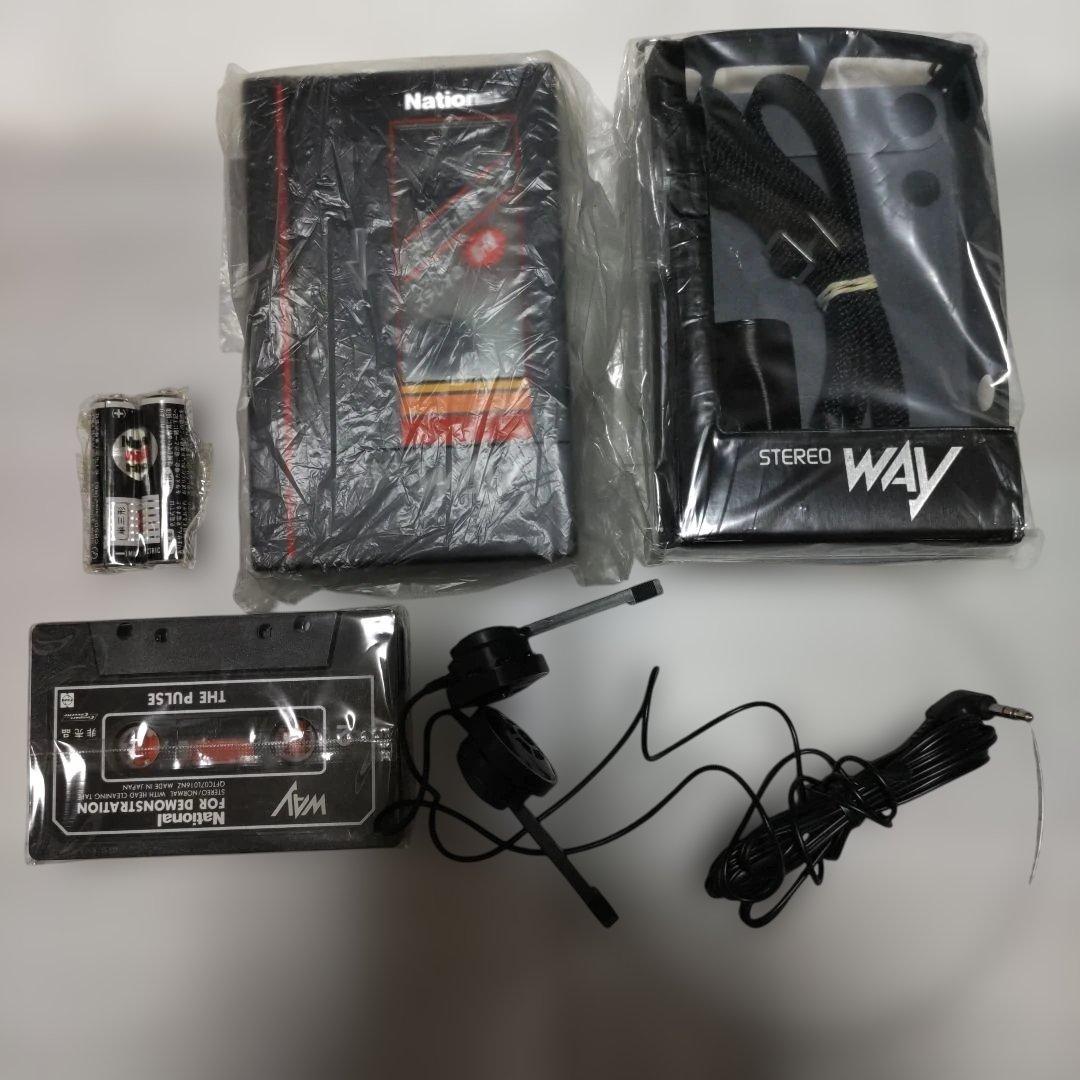 National WAY ステレオミニカセットプレーヤー 店頭品 未使用