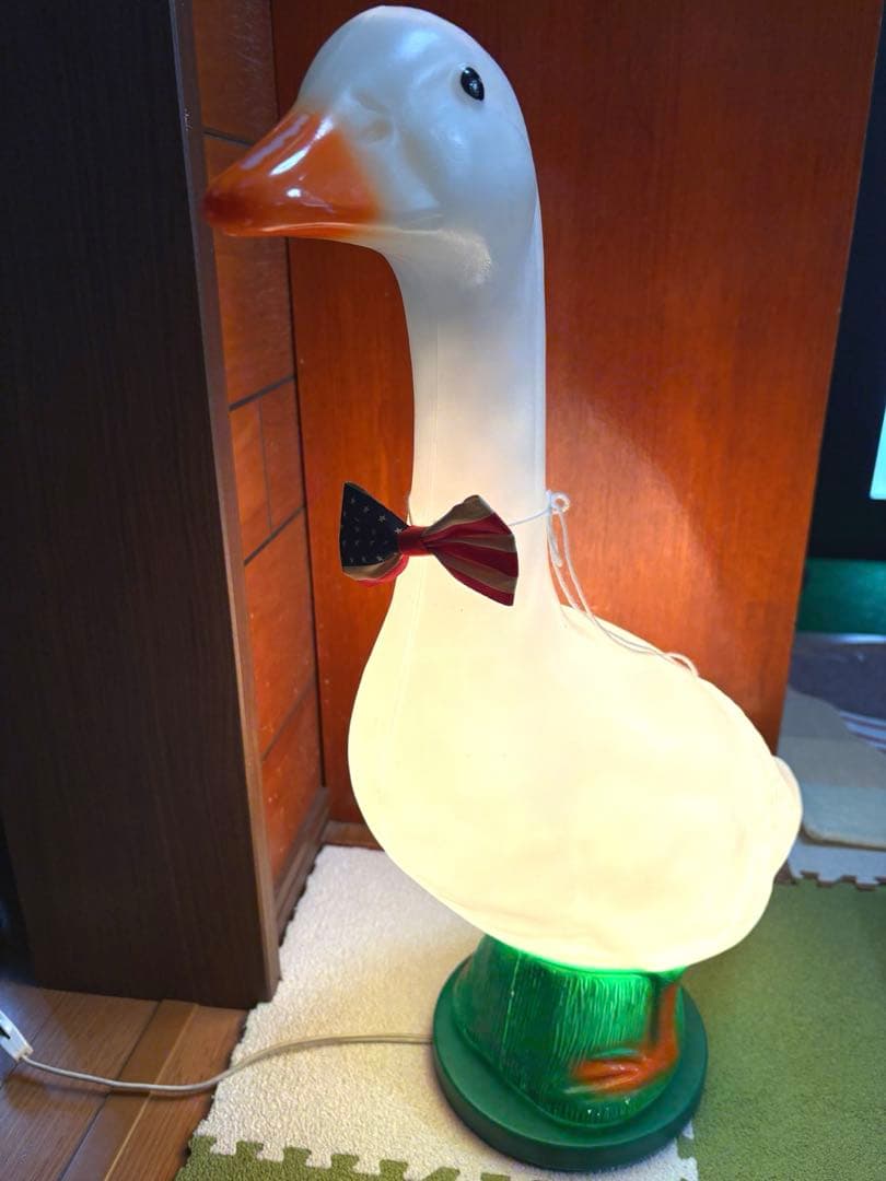 希少　アヒル型ヴィンテージランプ　昭和レトロ