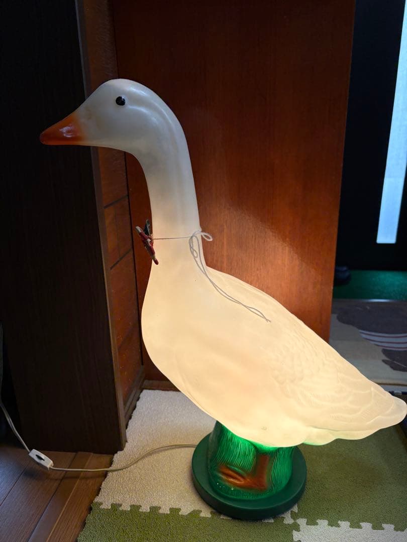 希少　アヒル型ヴィンテージランプ　昭和レトロ