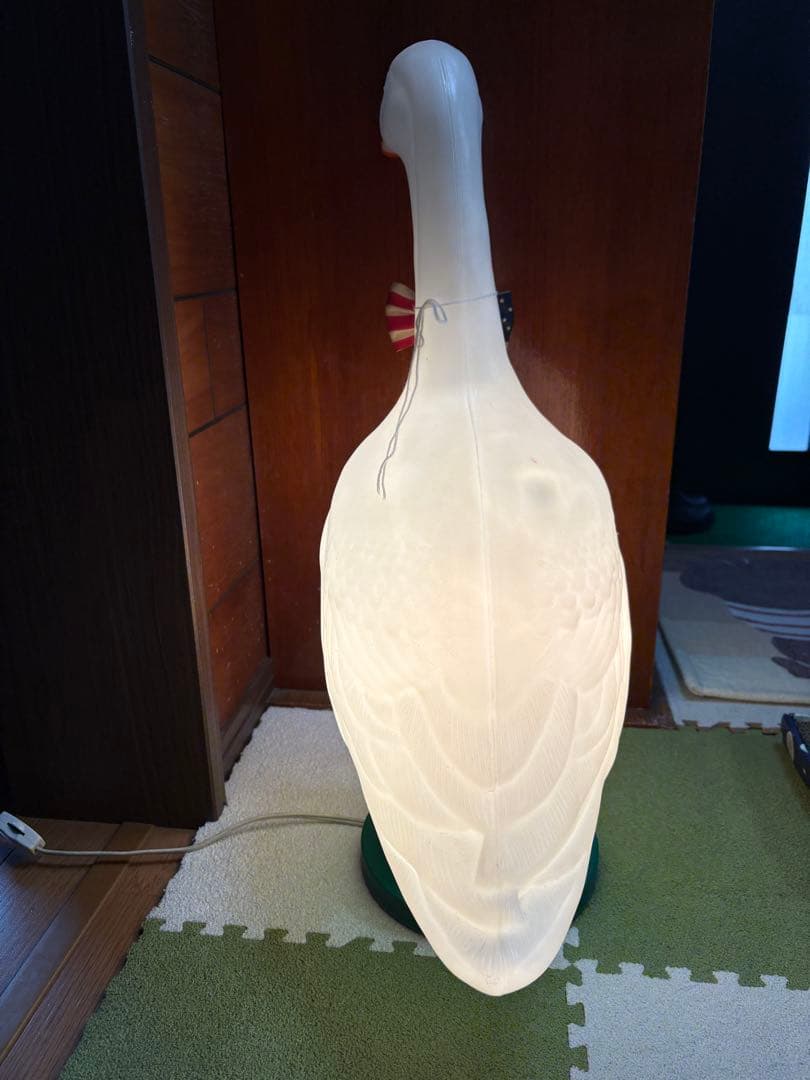 希少　アヒル型ヴィンテージランプ　昭和レトロ