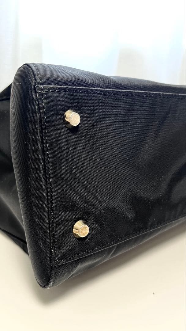 【A4サイズ対応】アニエスベー　ナイロン製ビジネスバッグ　ブラック