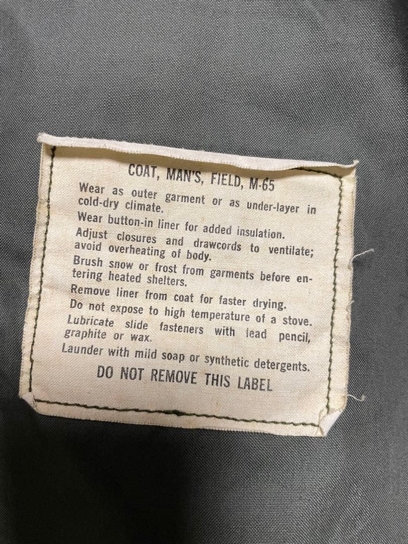 ALPHA M-65 field jacket 2nd 68年　グレーライニング