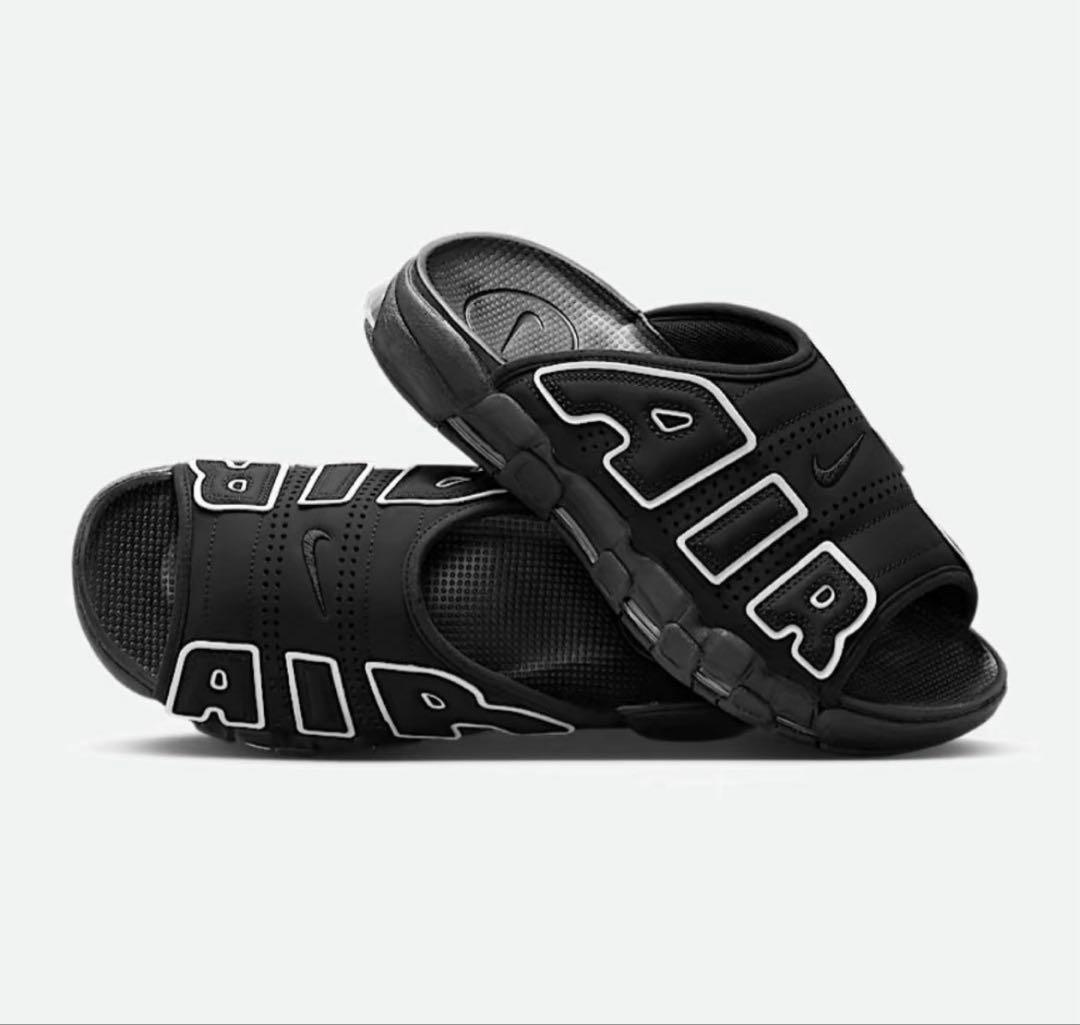 ブラック AIR ロゴ スライドサンダル