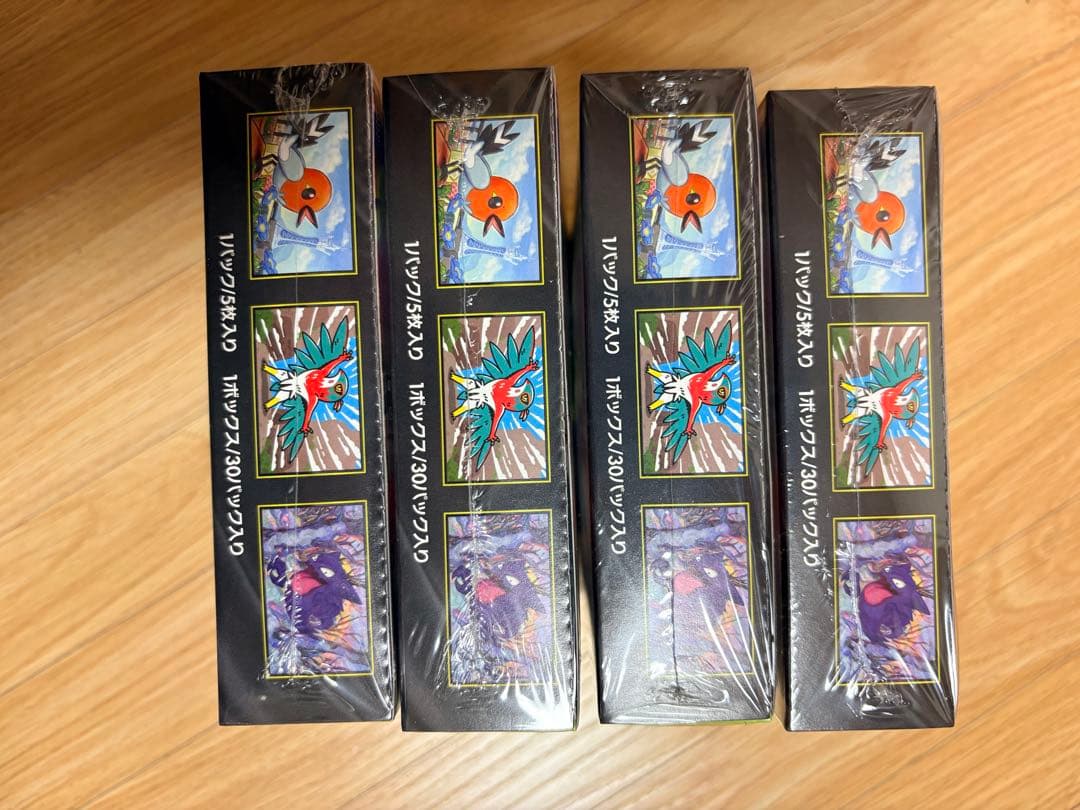 新品未開封　ポケモンカード MEGA ムニキスゼロ シュリンク付き 4BOX