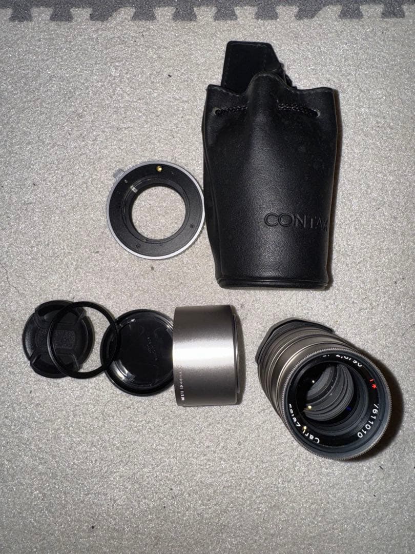 今日限定値下げ！CONTAX sonnar 2.8 90㎜　富士アダプターセット