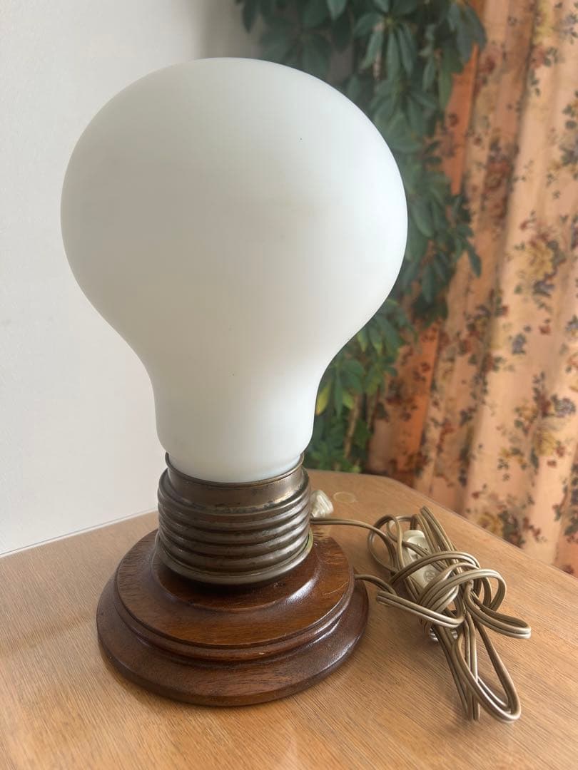 【レトロ商品】電球型ヴィンテージライト（動作確認済み）