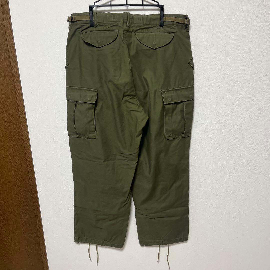 M65カーゴパンツ オリーブ色 4ポケット