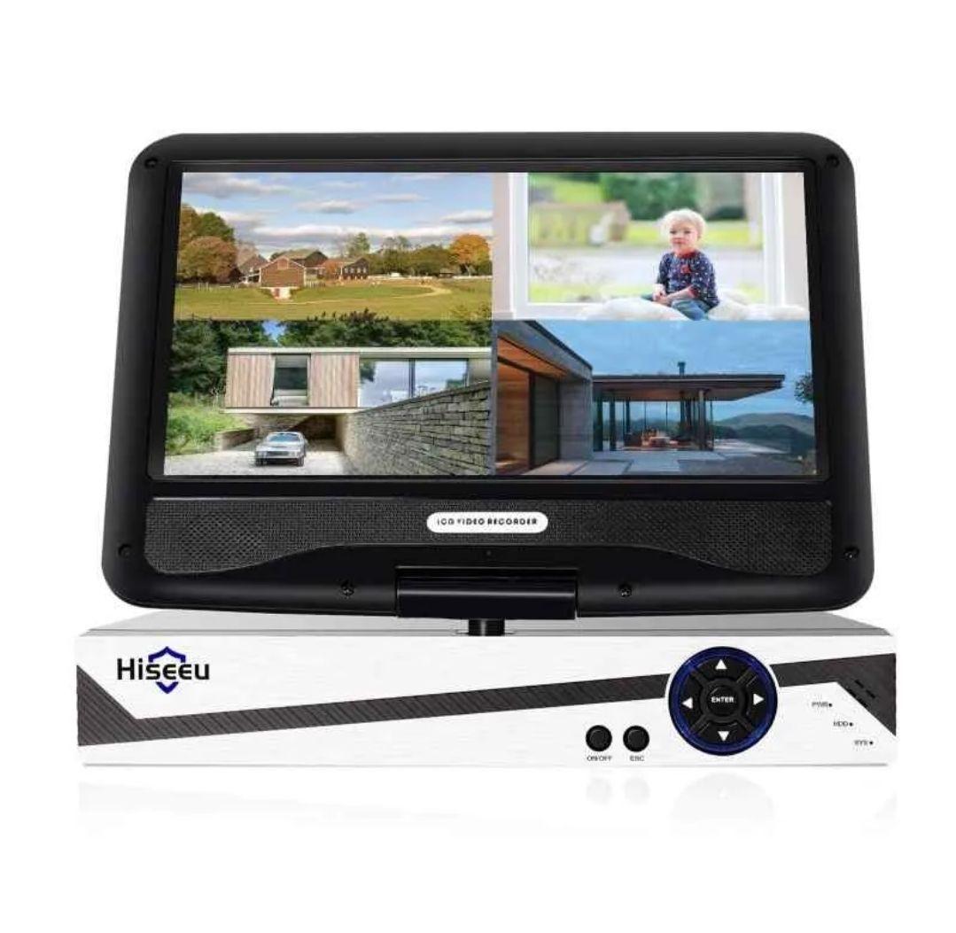 Hiseeu NVR ステーション　ハードディスク320GB　カメラ5台付き