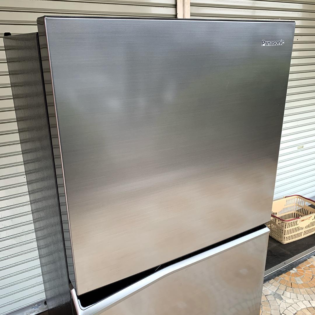 送料無料　24年製　美品　Panasonic　冷蔵庫 トップフリーザータイプ