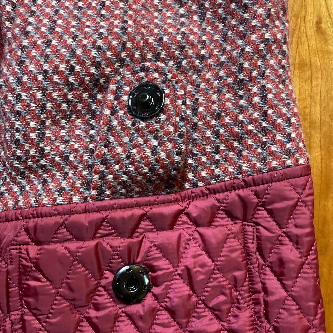 アルベロベロ.ブタさん中綿入りキルティング暖かジレ