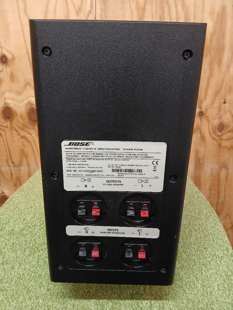 BOSE 5 Series III speaker system ＋RA-18㊹