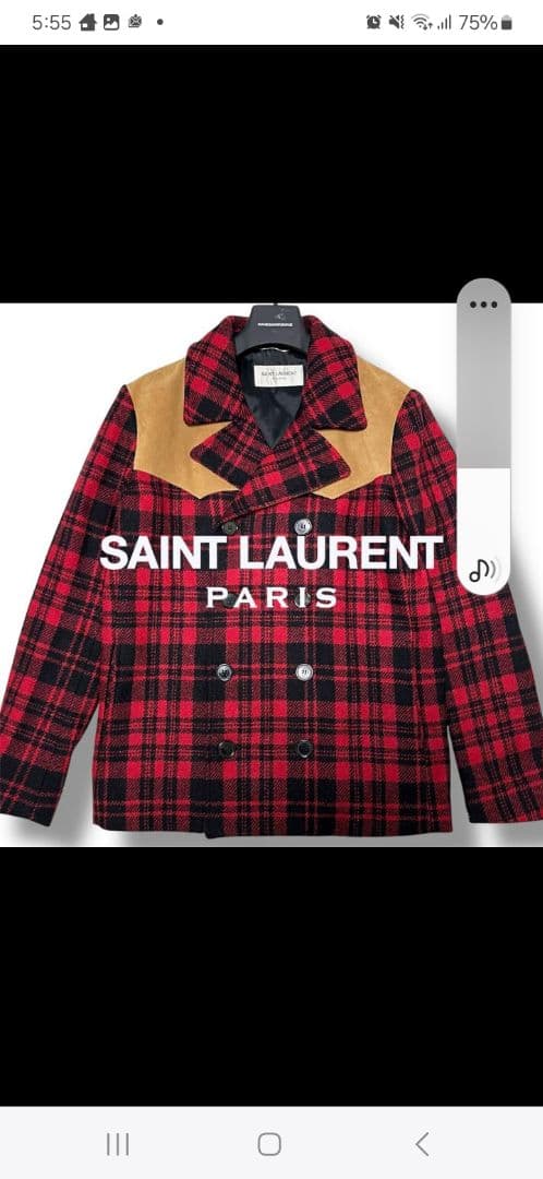 ケイ 美品 希少46!! サンローランパリ エディ期 キムタク着用