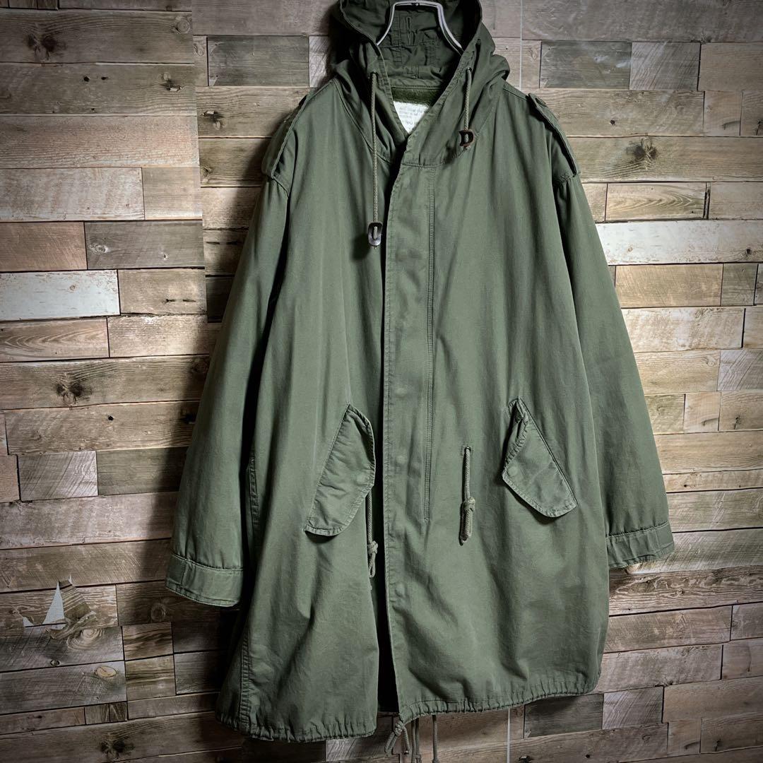 ファーライナー付き ヒューストン モッズコート M51 ミリタリー オリーブ