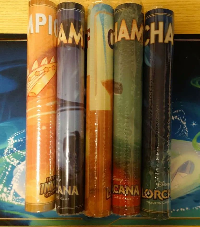 ロルカナ　セットチャンピオンシップ　チャンピオン表記プレイマットセット　5枚