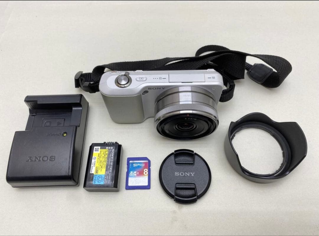 SONY NEX-3 αミラーレス一眼カメラ+ 単焦点レンズ