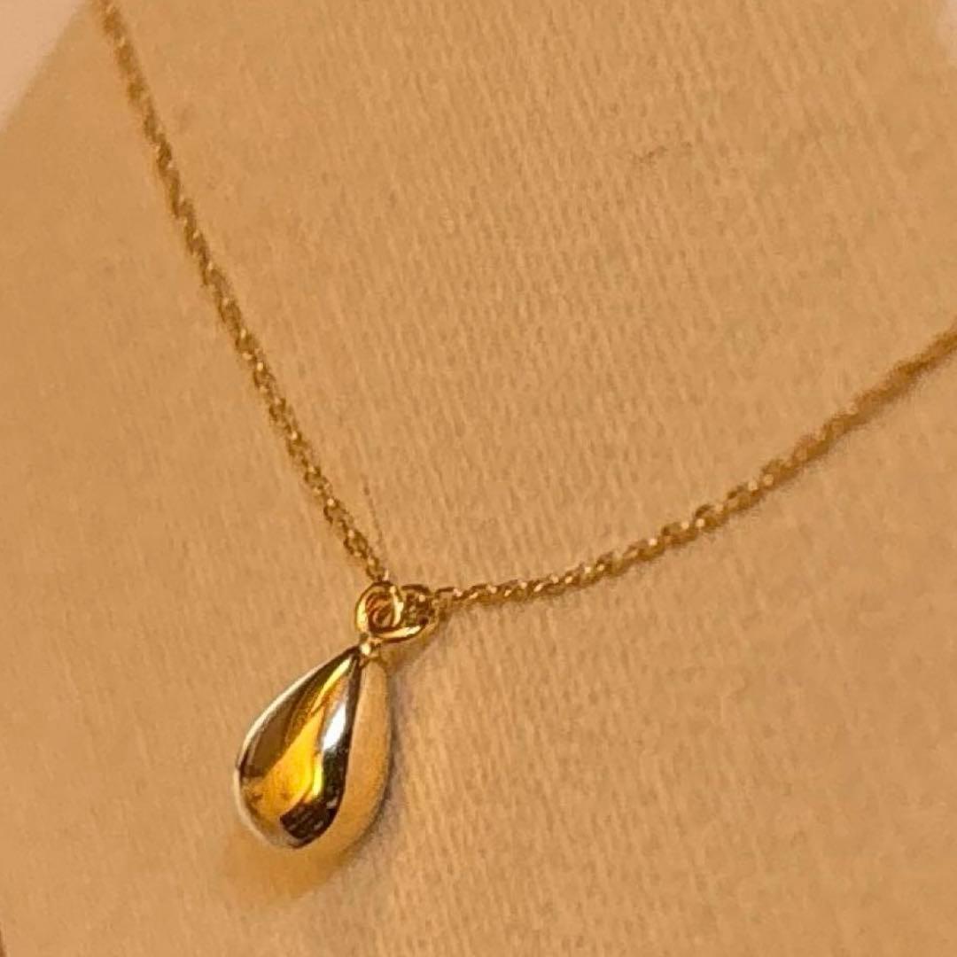 K18YG しずくネックレス