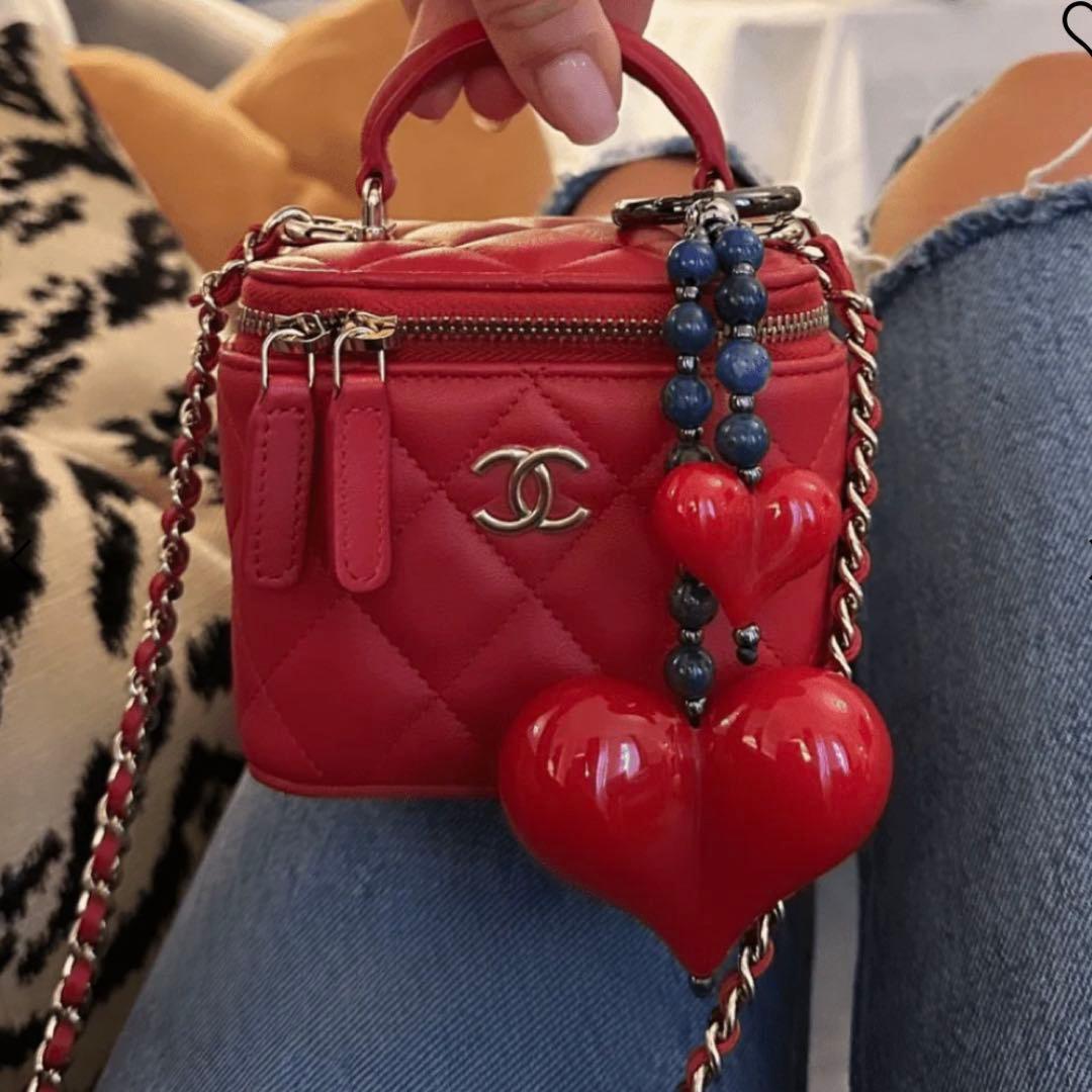 正規品 ストリングティング　バッグチャーム　ラピスラズリ　ハート