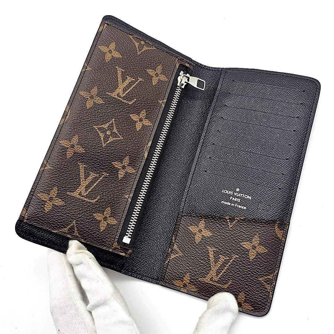 ルイヴィトン　ポルトフォイユ　タノン　マカサー　二つ折り財布　A458