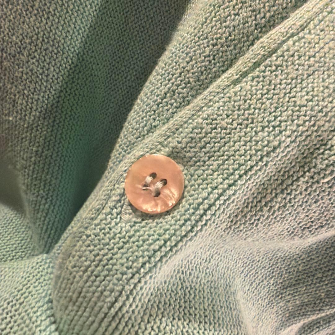 【Christian Dior】アメリカ製　ディオール　刺繍デザインカーディガン