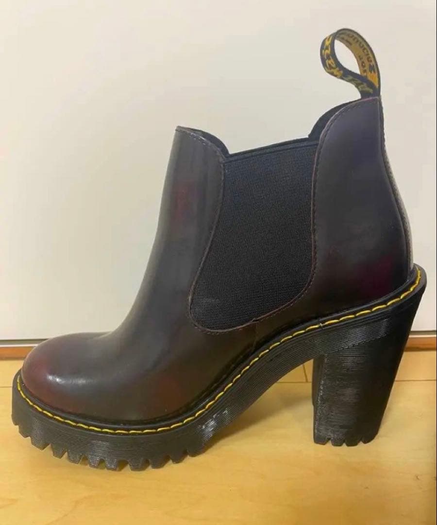 【Dr.Martens 】HURSTONレザーチェリーレッドUK5（24cm）