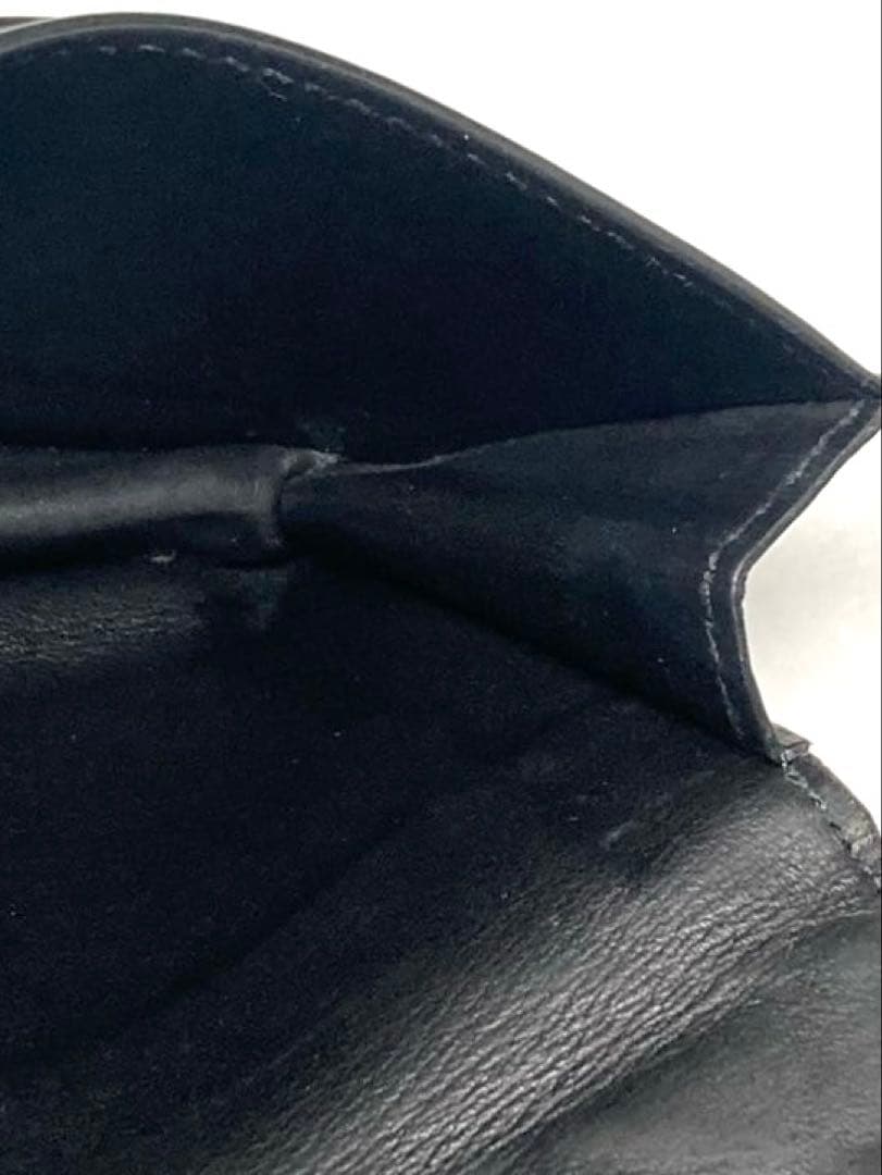 良品　ボッテガヴェネタ　イントレチャート　カードケース　名刺入れ　RFID クロ