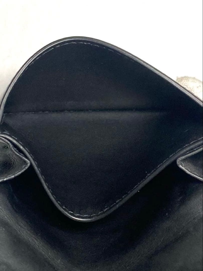 良品　ボッテガヴェネタ　イントレチャート　カードケース　名刺入れ　RFID クロ