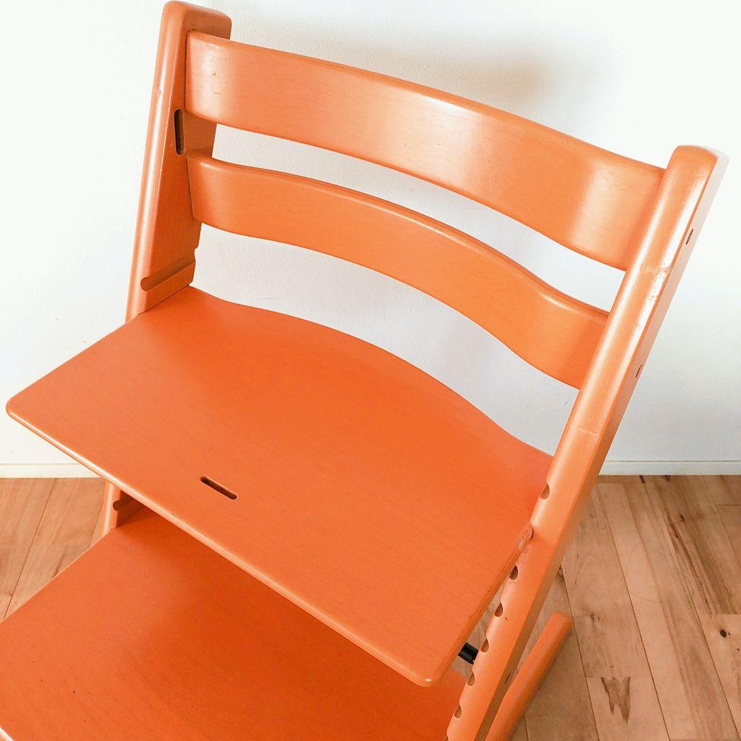 【希少】美品　現行モデル　STOKKE　トリップトラップ　シリアル4　テラコッタ