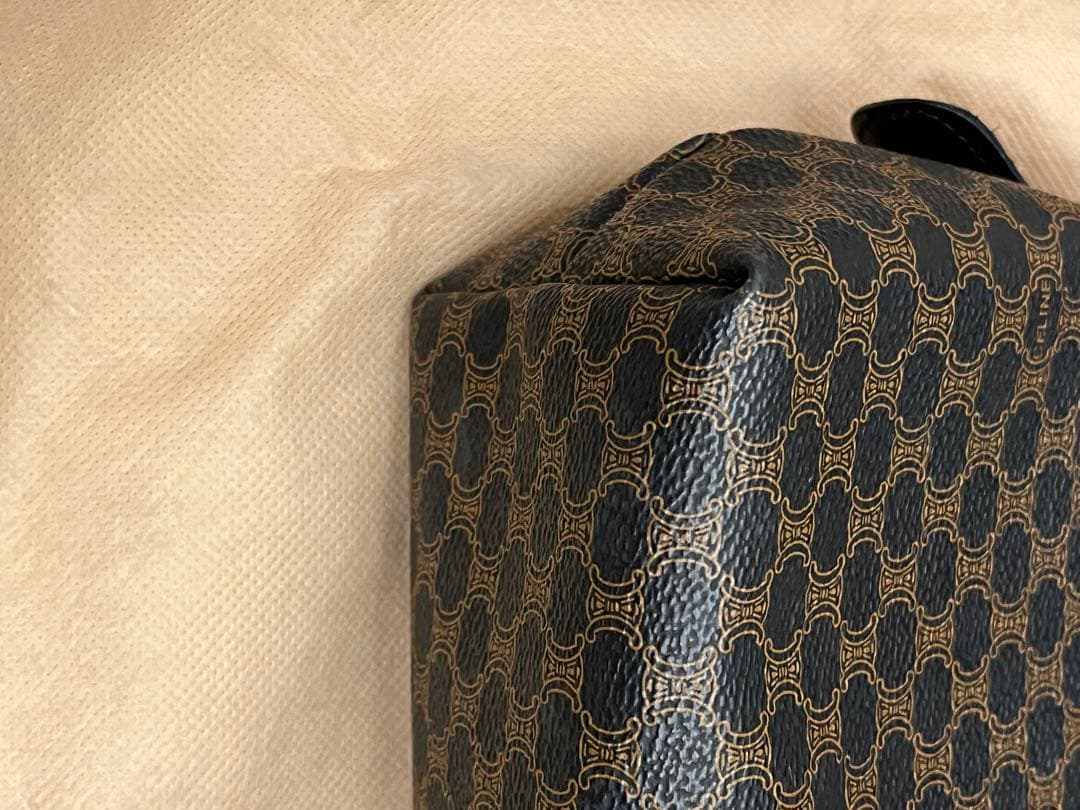 CELINE マカダム柄 クラッチ 廃盤 PVCレザー ポーチ