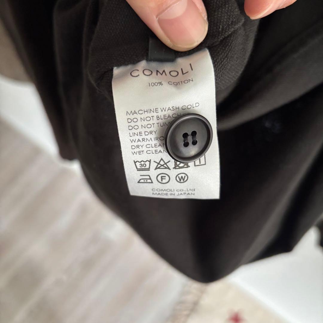美品　COMOLI ブラックワークジャケット