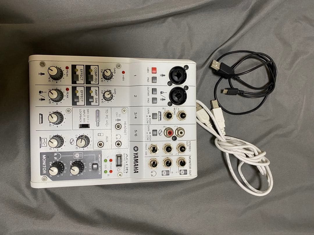 AG06 YAMAHA オーディオインターフェース 6チャンネル