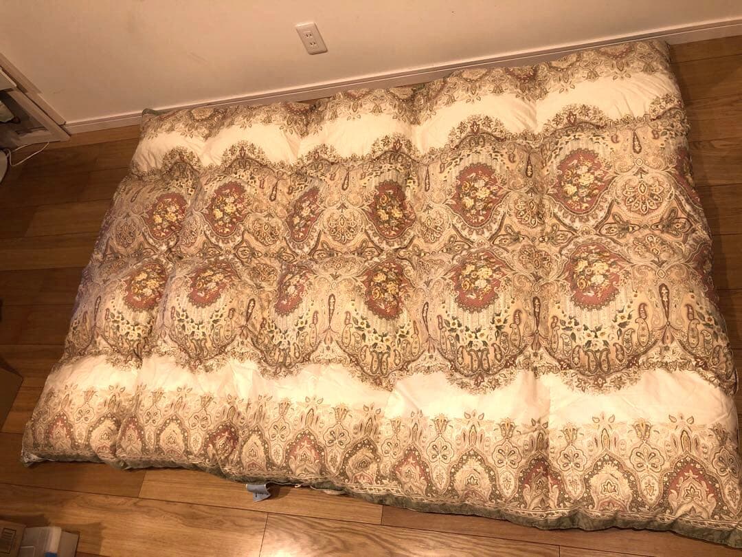 東京西川 ポーランドグースダウン90% クリーニング済 超長綿100% 1.4k