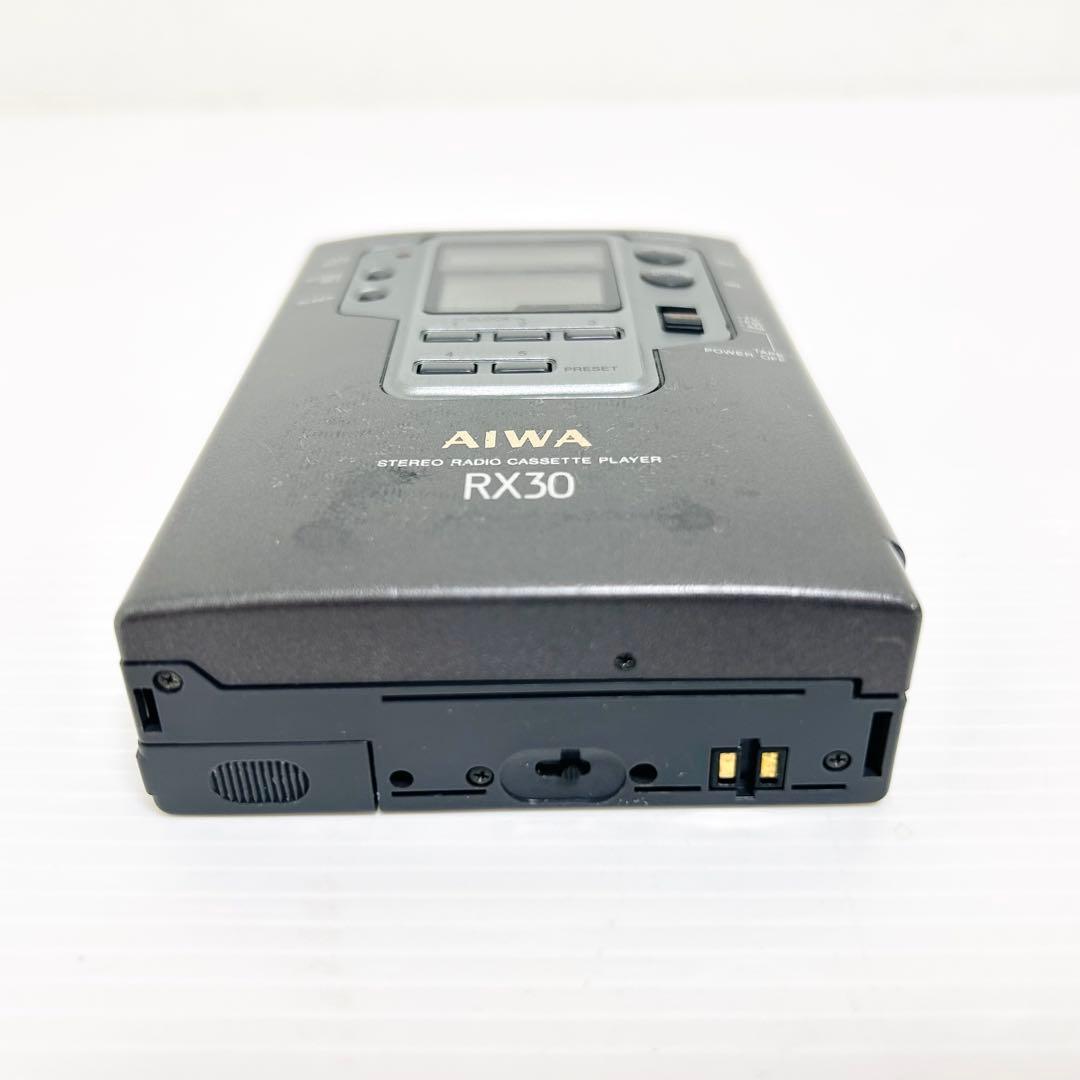 希少 AIWA ポータブルステレオカセットプレーヤー HS-RX30