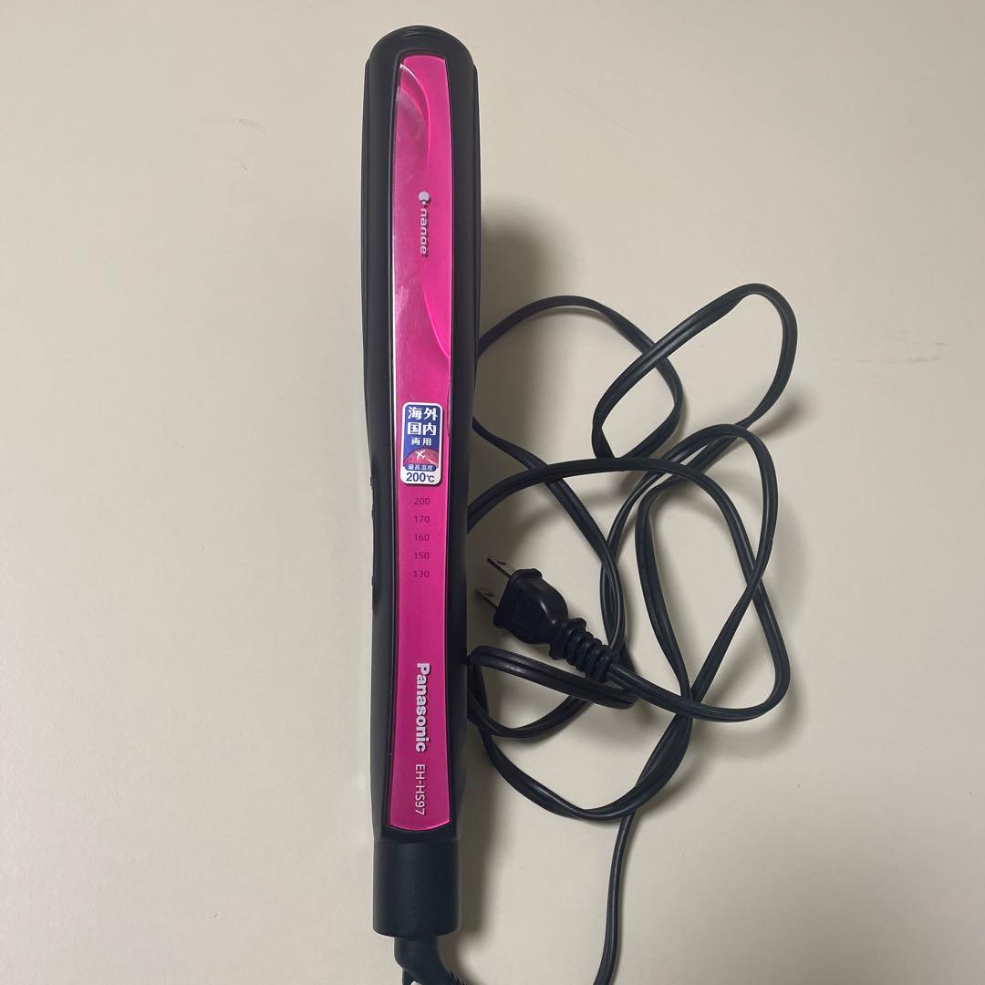 パナソニックナノケア。ストレートアイロン　定価１７９００円