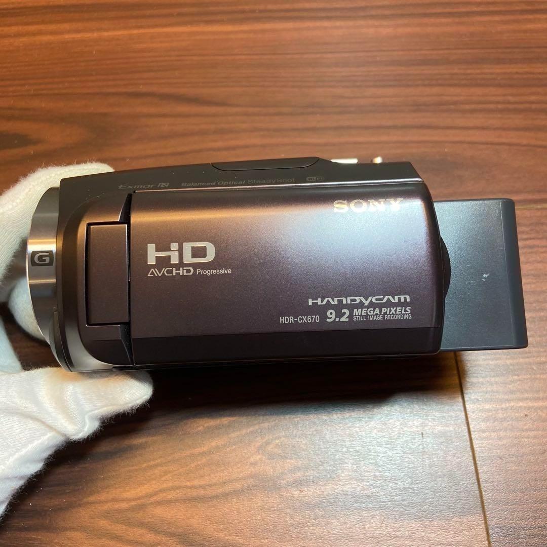 SONY HDR-CX670 ビデオカメラ 3066