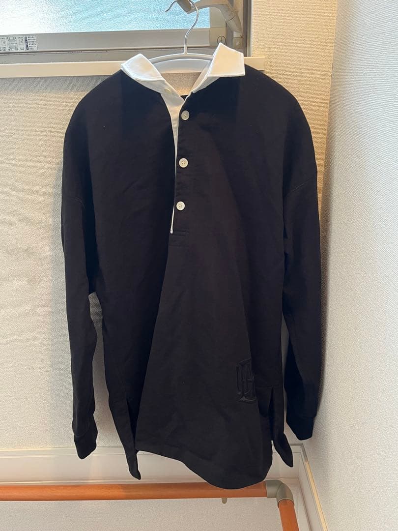 BLAMINK グレー ラガーシャツ 38サイズ