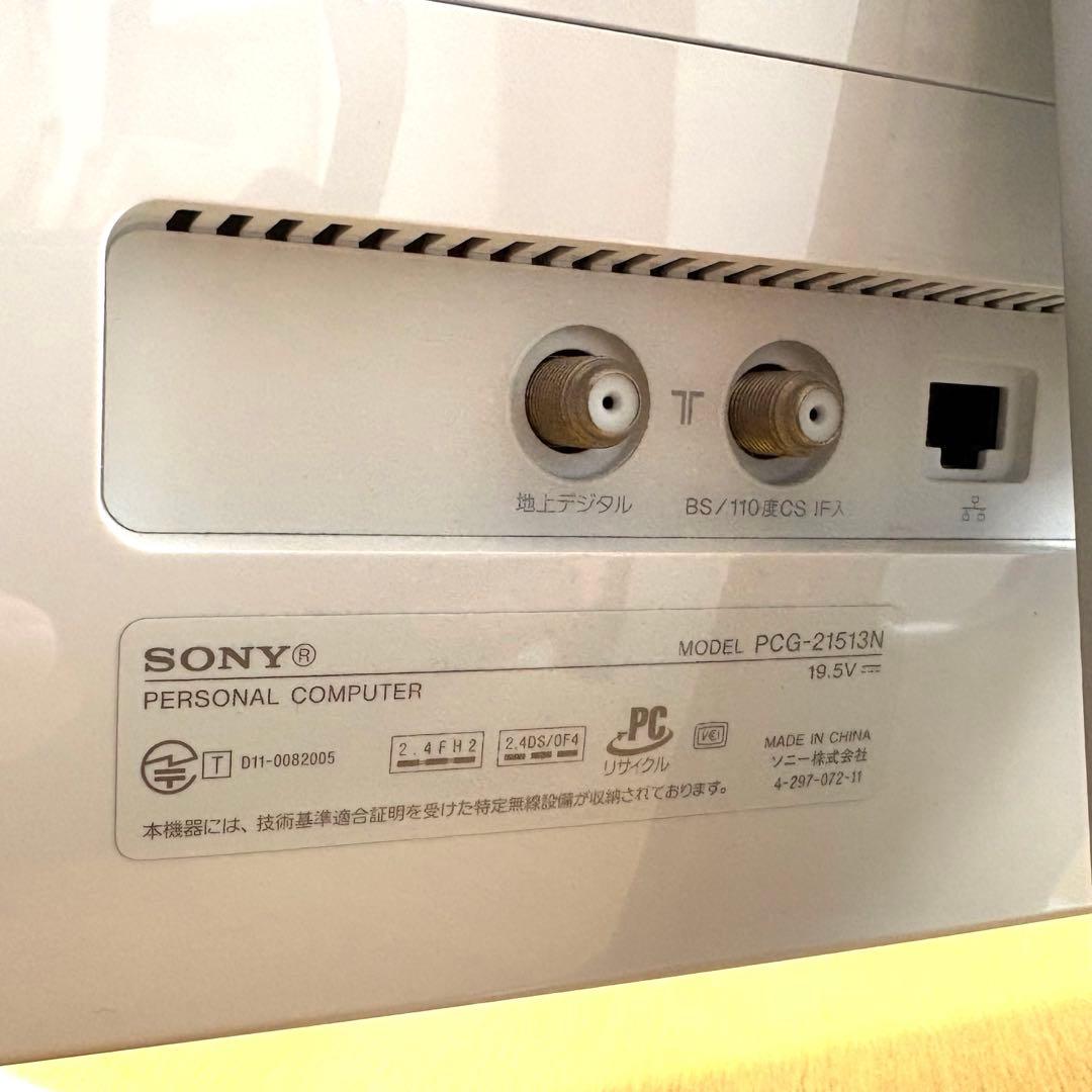 中古　VAIO オールインワンPC ホワイト　VPCL247FJ/WI