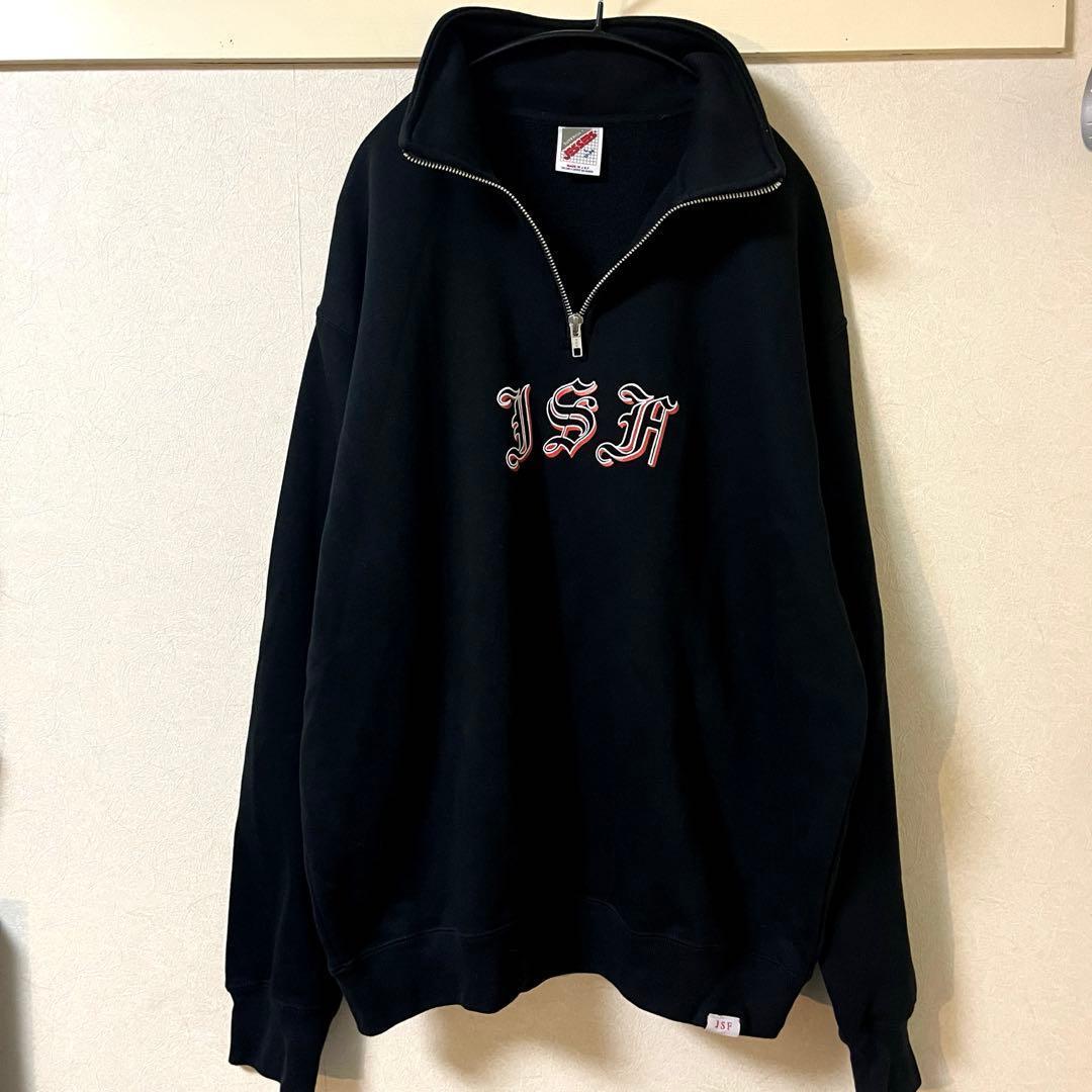 ★希少極美品★JSF ハーフジップスウェット BONEZ JESSE
