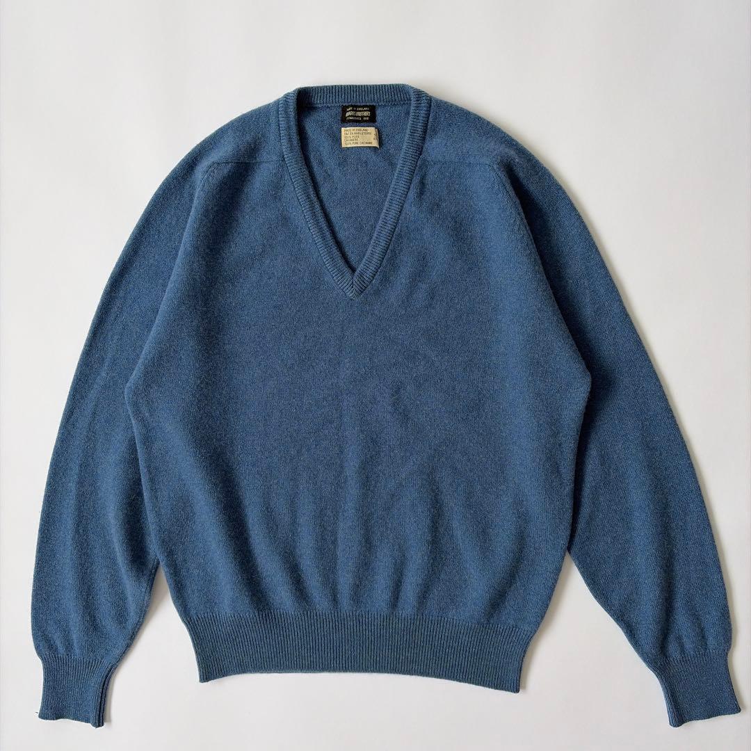 70-80s イングランド製 ブルックスブラザーズ カシミアセーター