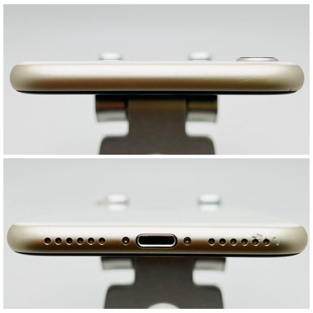 B 86% iPhone SE3 64 GB SIMフリー ホワイト　本体