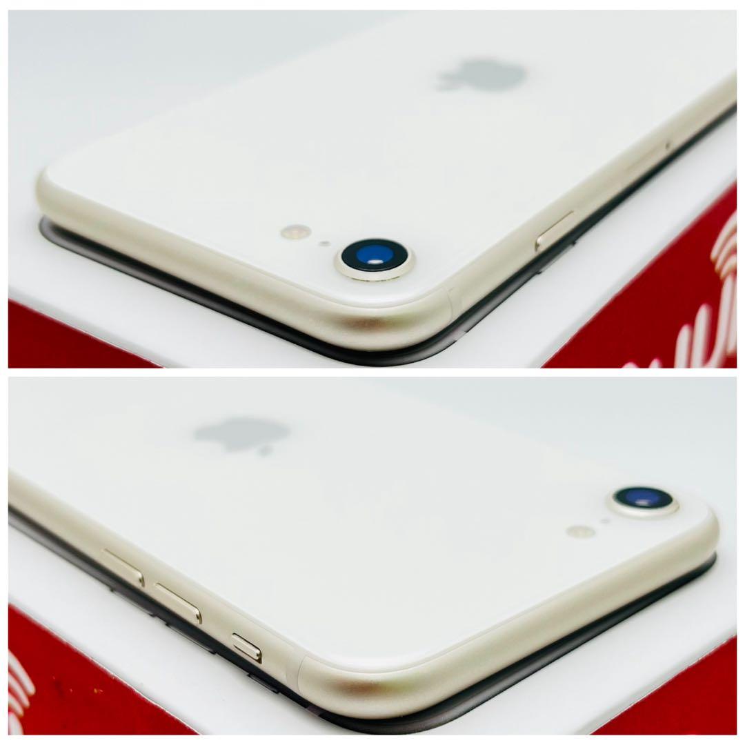 B 86% iPhone SE3 64 GB SIMフリー ホワイト　本体