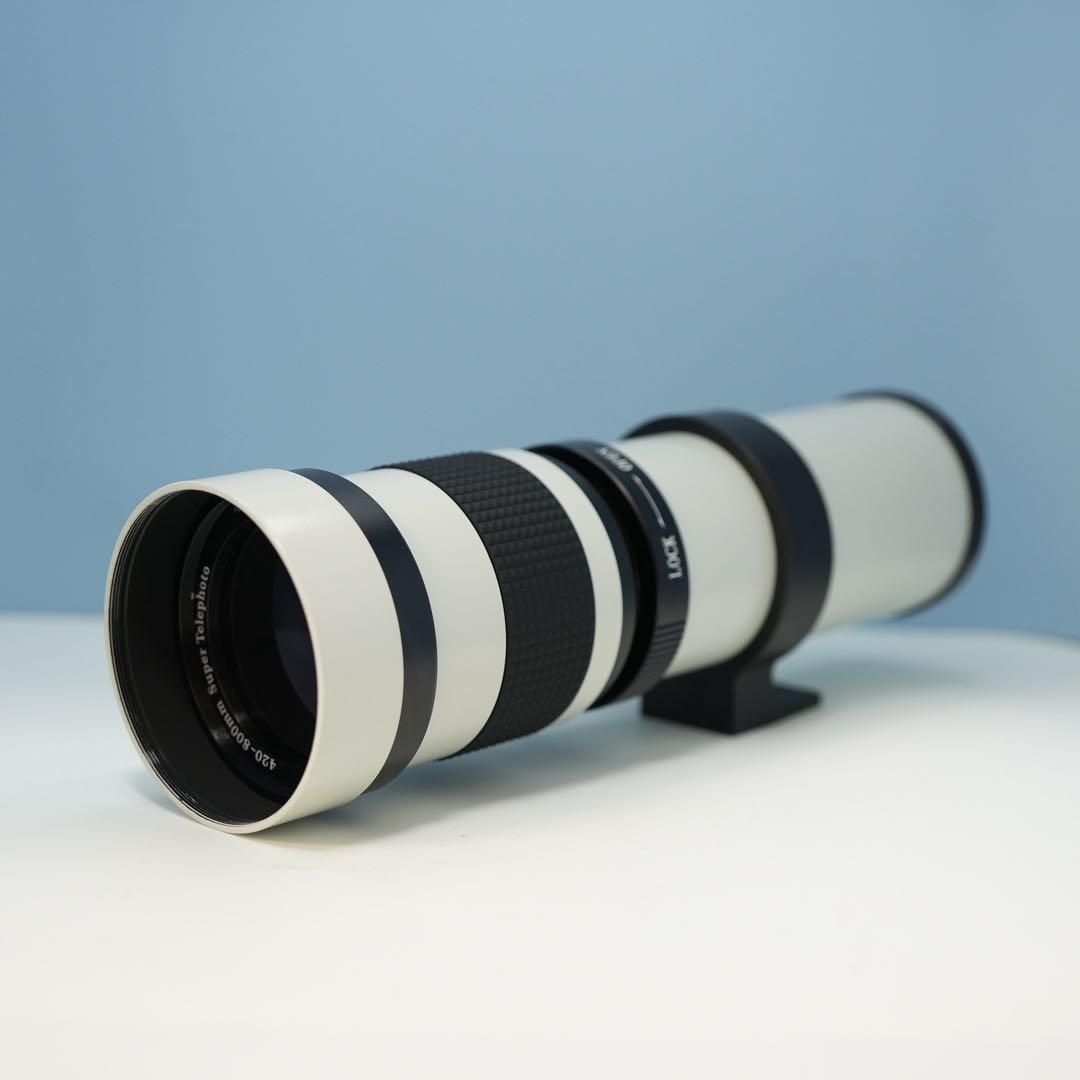 VARI PENTAX Kマウント用420-800mm 超望遠レンズ白z0011