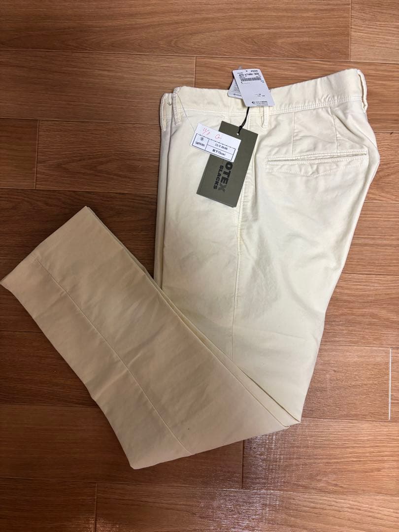 最終値下げINCOTEX SLACKS 100型トリコチノ　オフホワイト　31
